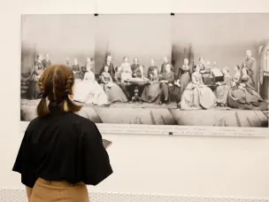 В концертном пакгаузе на Стрелке открылась фотовыставка «Из истории музыкальной жизни Старого Нижнего»